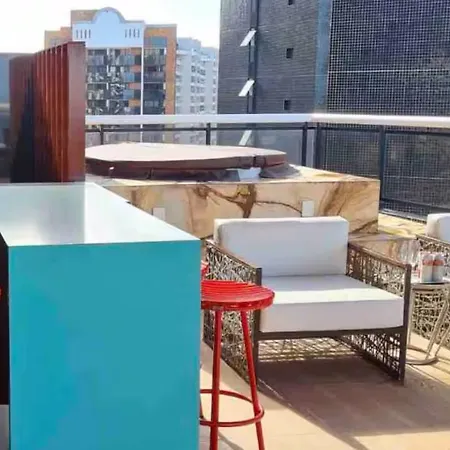 Apartamento Exclusiva Cobertura Com Jacuzzi No Landscape *